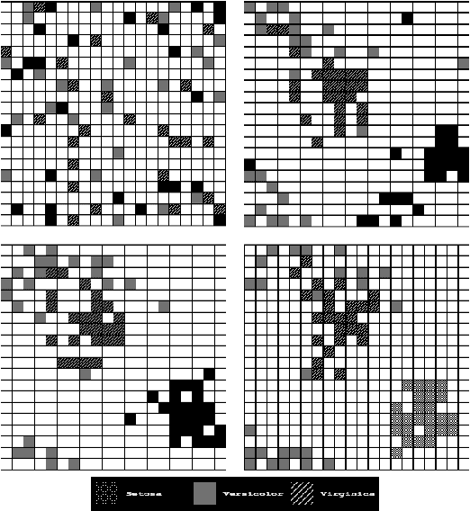 Figure 4 for KohonAnts: A Self-Organizing Ant Algorithm for Clustering and Pattern Classification