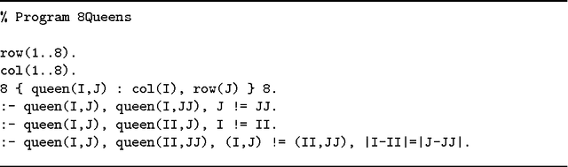 Figure 1 for Achievements in Answer Set Programming (Preliminary Report)