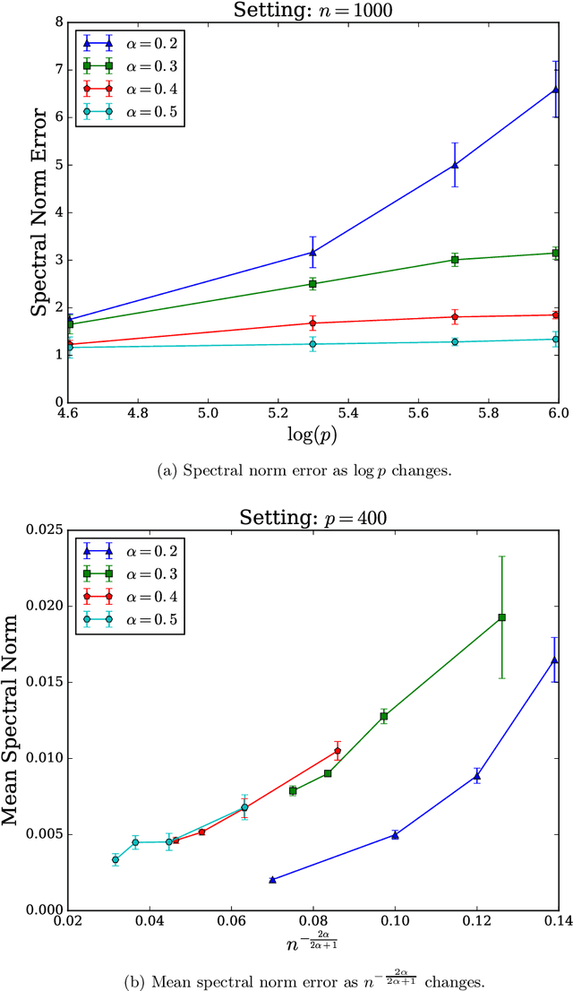 Figure 1 for Minimax Estimation of Bandable Precision Matrices
