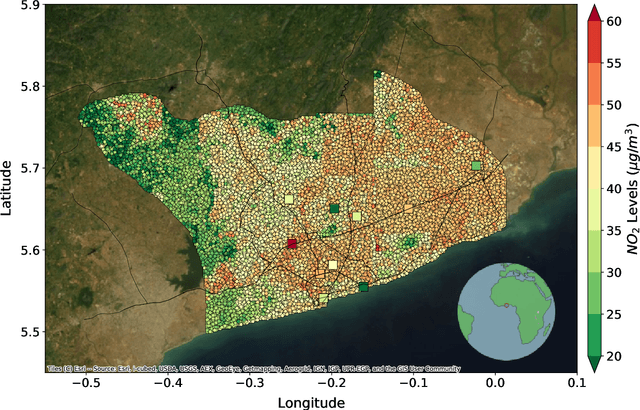 Figure 4 for Deep Transfer Learning on Satellite Imagery Improves Air Quality Estimates in Developing Nations