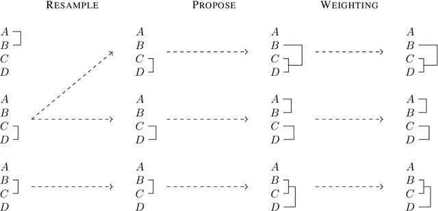 Figure 1 for Variational Combinatorial Sequential Monte Carlo Methods for Bayesian Phylogenetic Inference
