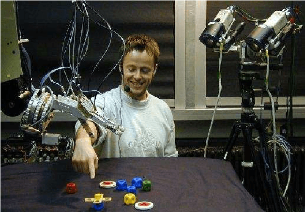 Figure 1 for Multi-Modal Human-Machine Communication for Instructing Robot Grasping Tasks