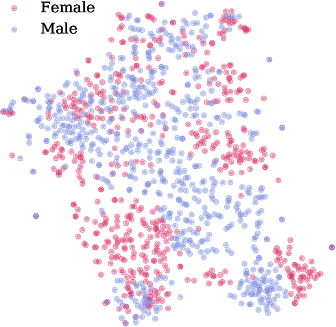 Figure 4 for Interpretable bias mitigation for textual data: Reducing gender bias in patient notes while maintaining classification performance