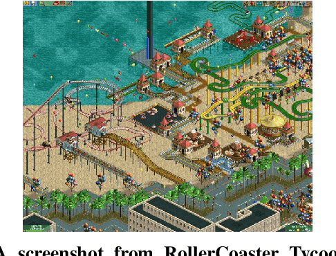 Figure 1 for Exploring open-ended gameplay features with Micro RollerCoaster Tycoon