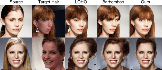 Figure 1 for Style Your Hair: Latent Optimization for Pose-Invariant Hairstyle Transfer via Local-Style-Aware Hair Alignment