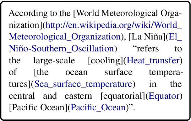 Figure 1 for CLIMATELI: Evaluating Entity Linking on Climate Change Data