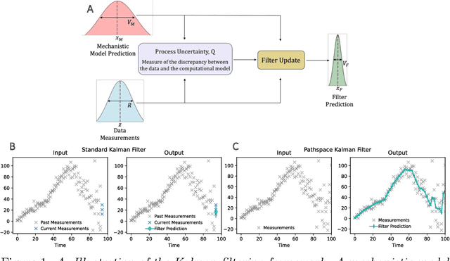 Figure 1 for Pathspace Kalman Filters with Dynamic Process Uncertainty for Analyzing Time-course Data