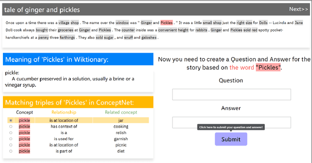 Figure 4 for FairytaleCQA: Integrating a Commonsense Knowledge Graph into Children's Storybook Narratives