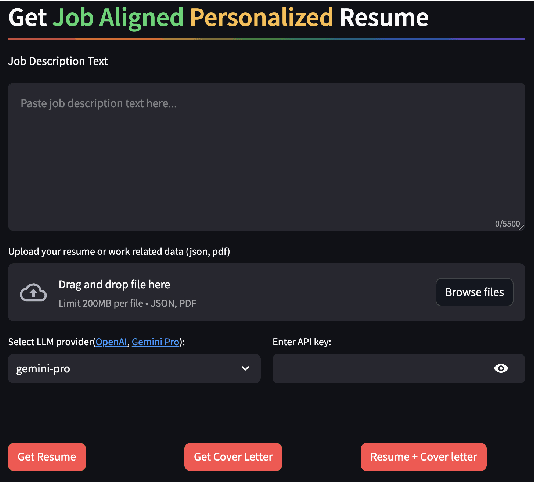 Figure 2 for ResumeFlow: An LLM-facilitated Pipeline for Personalized Resume Generation and Refinement