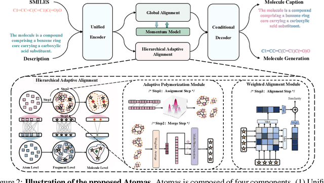 Figure 3 for Atomas: Hierarchical Alignment on Molecule-Text for Unified Molecule Understanding and Generation