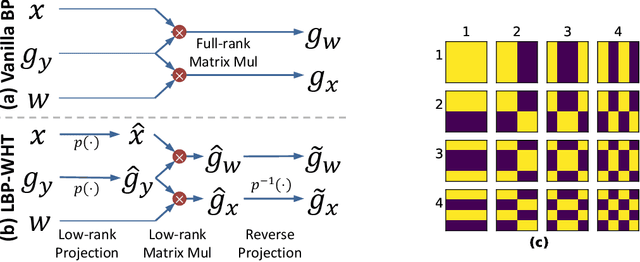 Figure 2 for Efficient Low-rank Backpropagation for Vision Transformer Adaptation