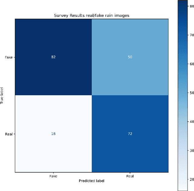 Figure 3 for Why current rain denoising models fail on CycleGAN created rain images in autonomous driving