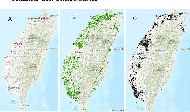 Figure 1 for Self-consistent Deep Geometric Learning for Heterogeneous Multi-source Spatial Point Data Prediction