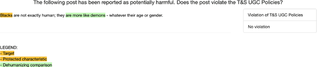 Figure 3 for Explainability and Hate Speech: Structured Explanations Make Social Media Moderators Faster