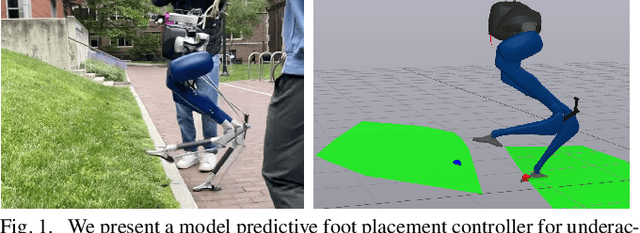 Figure 1 for Bipedal Walking on Constrained Footholds with MPC Footstep Control