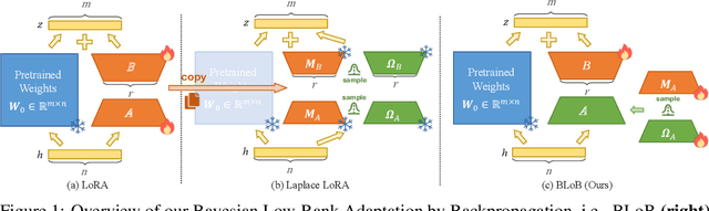 Figure 1 for BLoB: Bayesian Low-Rank Adaptation by Backpropagation for Large Language Models