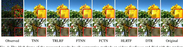 Figure 4 for DTR: A Unified Deep Tensor Representation Framework for Multimedia Data Recovery