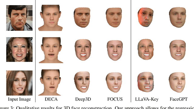 Figure 4 for FaceGPT: Self-supervised Learning to Chat about 3D Human Faces