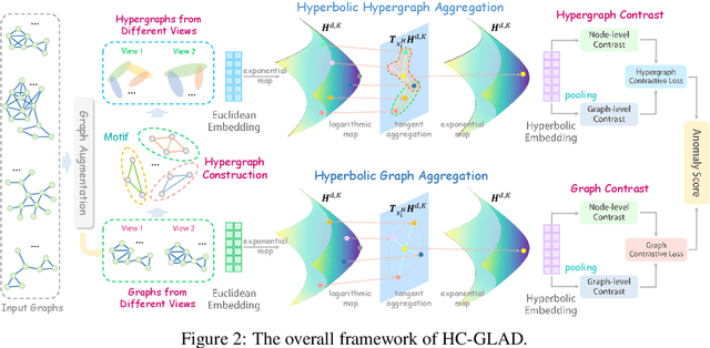 Figure 2 for HC-GLAD: Dual Hyperbolic Contrastive Learning for Unsupervised Graph-Level Anomaly Detection