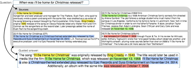 Figure 1 for SEMQA: Semi-Extractive Multi-Source Question Answering