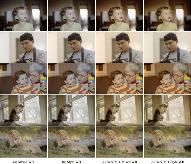 Figure 4 for Deterministic Neural Illumination Mapping for Efficient Auto-White Balance Correction