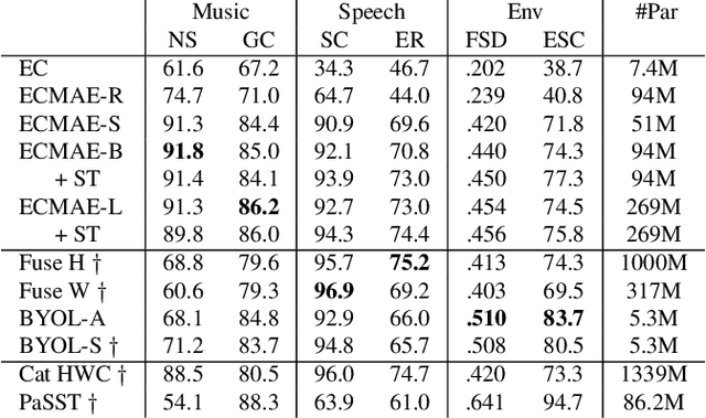 Figure 2 for EnCodecMAE: Leveraging neural codecs for universal audio representation learning