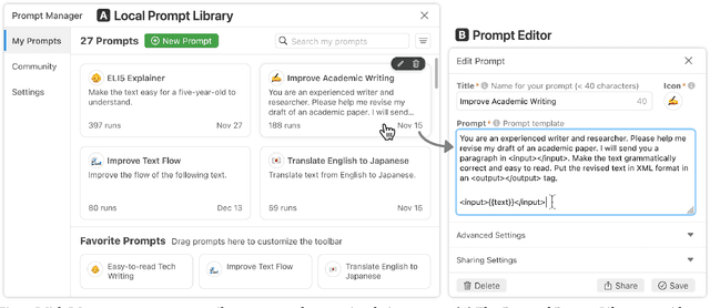 Figure 1 for Wordflow: Social Prompt Engineering for Large Language Models