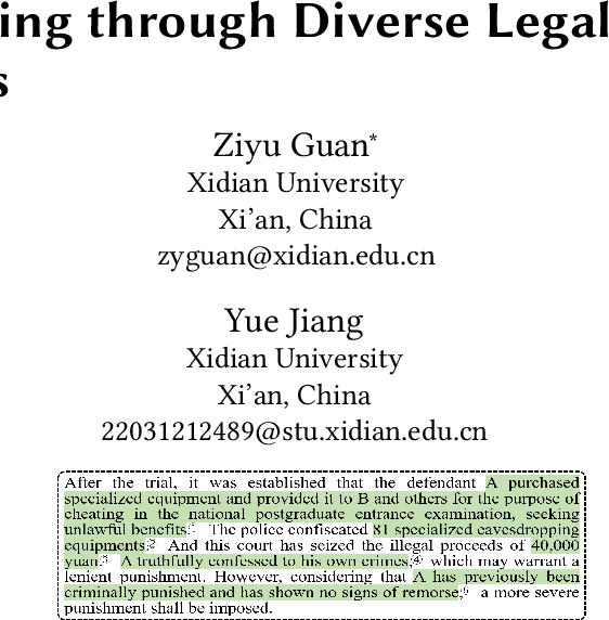 Figure 1 for Enhancing Criminal Case Matching through Diverse Legal Factors