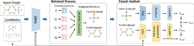 Figure 1 for Incorporating Retrieval-based Causal Learning with Information Bottlenecks for Interpretable Graph Neural Networks