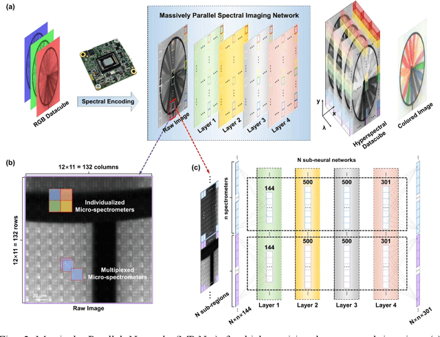 Figure 2 for On-chip Real-time Hyperspectral Imager with Full CMOS Resolution Enabled by Massively Parallel Neural Network