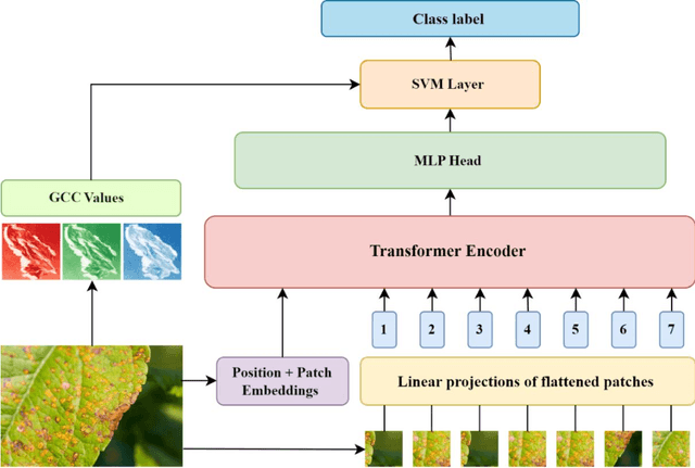 Figure 1 for Crop Disease Classification using Support Vector Machines with Green Chromatic Coordinate (GCC) and Attention based feature extraction for IoT based Smart Agricultural Applications