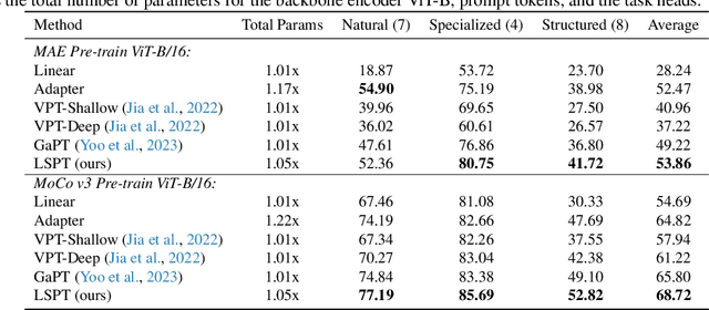 Figure 4 for LSPT: Long-term Spatial Prompt Tuning for Visual Representation Learning