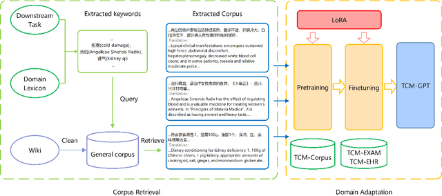 Figure 1 for TCM-GPT: Efficient Pre-training of Large Language Models for Domain Adaptation in Traditional Chinese Medicine