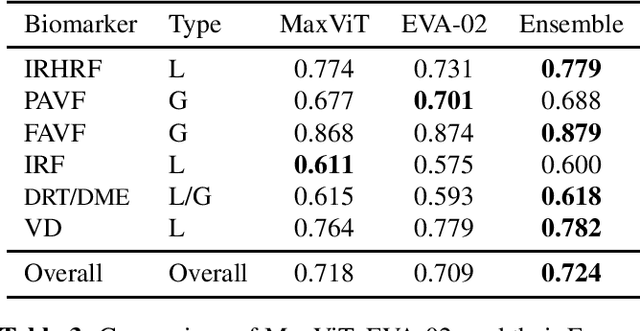 Figure 4 for Ophthalmic Biomarker Detection Using Ensembled Vision Transformers -- Winning Solution to IEEE SPS VIP Cup 2023