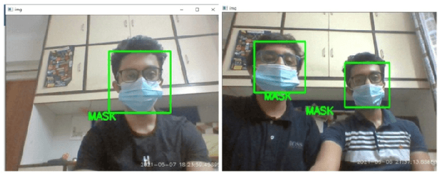 Figure 3 for Detection of a facemask in real-time using deep learning methods: Prevention of Covid 19