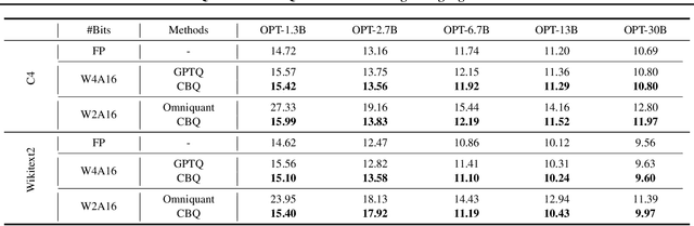 Figure 4 for CBQ: Cross-Block Quantization for Large Language Models