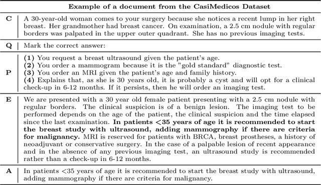 Figure 1 for Explanatory Argument Extraction of Correct Answers in Resident Medical Exams