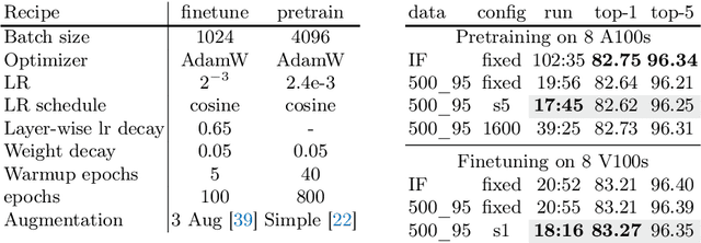 Figure 2 for DailyMAE: Towards Pretraining Masked Autoencoders in One Day