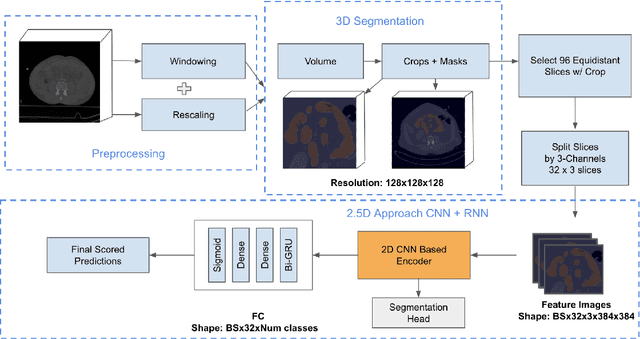 Figure 1 for Advanced AI Framework for Enhanced Detection and Assessment of Abdominal Trauma: Integrating 3D Segmentation with 2D CNN and RNN Models