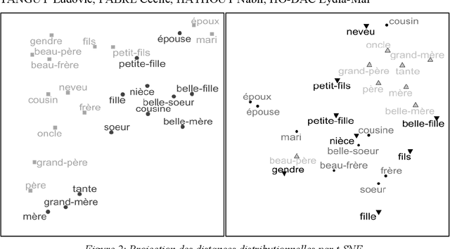 Figure 2 for Le sens de la famille : analyse du vocabulaire de la parent{é} par les plongements de mots