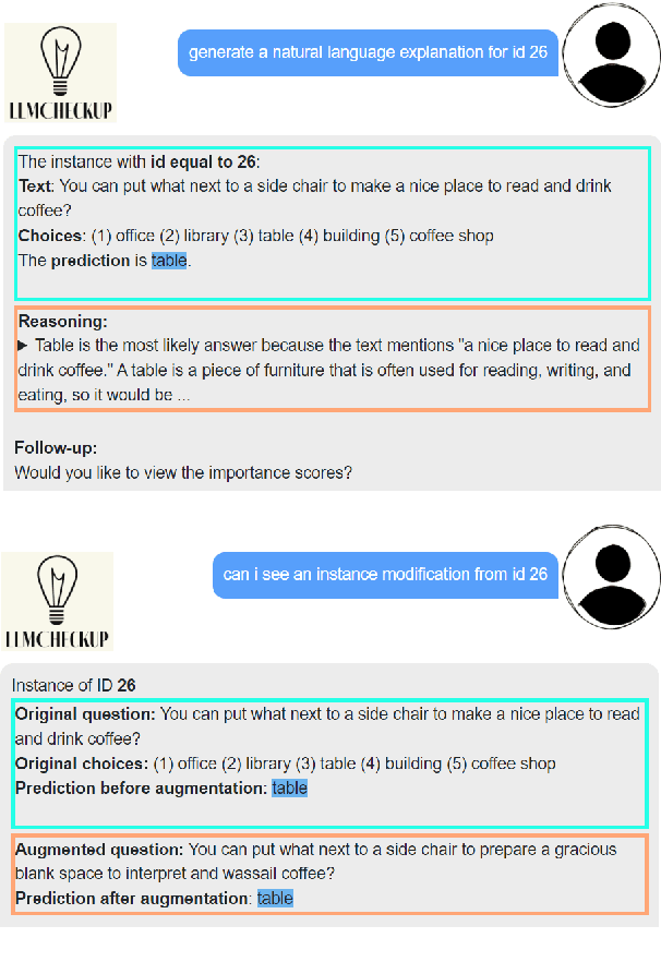 Figure 1 for LLMCheckup: Conversational Examination of Large Language Models via Interpretability Tools