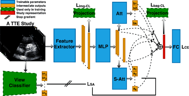 Figure 3 for Detecting Heart Disease from Multi-View Ultrasound Images via Supervised Attention Multiple Instance Learning