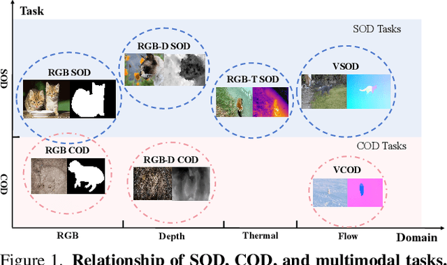 Figure 1 for VSCode: General Visual Salient and Camouflaged Object Detection with 2D Prompt Learning