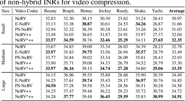 Figure 2 for NERV++: An Enhanced Implicit Neural Video Representation