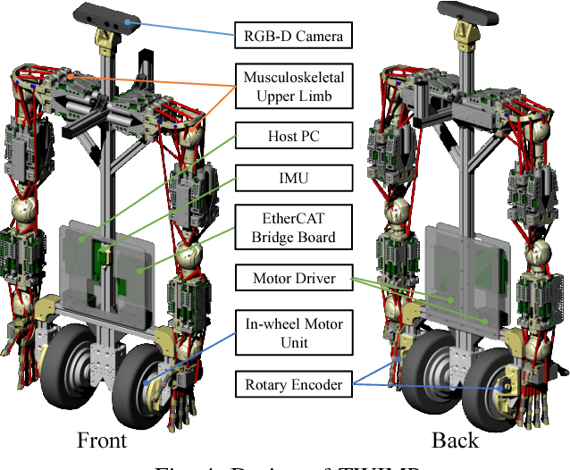 Figure 4 for TWIMP: Two-Wheel Inverted Musculoskeletal Pendulum as a Learning Control Platform in the Real World with Environmental Physical Contact