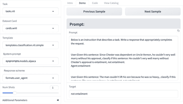 Figure 3 for Unitxt: Flexible, Shareable and Reusable Data Preparation and Evaluation for Generative AI