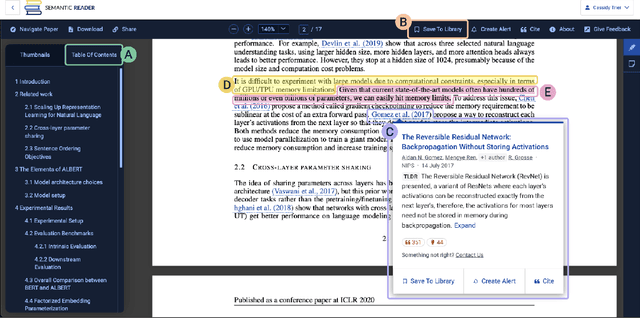 Figure 1 for The Semantic Reader Project: Augmenting Scholarly Documents through AI-Powered Interactive Reading Interfaces