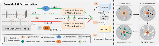 Figure 2 for Spatial Hierarchy and Temporal Attention Guided Cross Masking for Self-supervised Skeleton-based Action Recognition