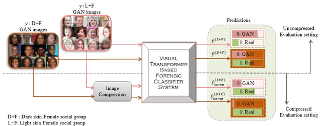 Figure 1 for Exploring Fairness in Pre-trained Visual Transformer based Natural and GAN Generated Image Detection Systems and Understanding the Impact of Image Compression in Fairness