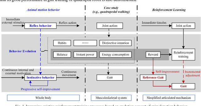 Figure 1 for Behavior evolution-inspired approach to walking gait reinforcement training for quadruped robots